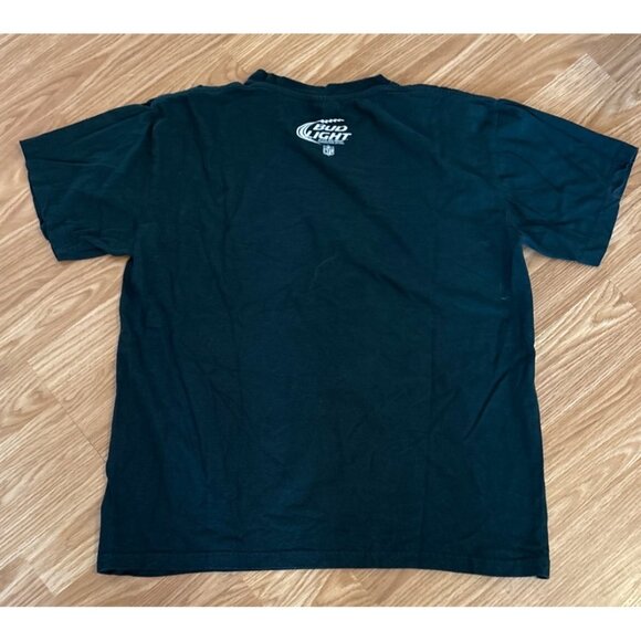 Green Bay Packers Go Pack Go T-Shirt XL IMDI Sportswear Bud Light - Picture 4 of 5